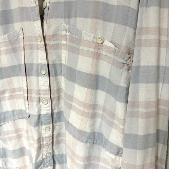 Free People Oversized Plaid - Picture 4 of 9